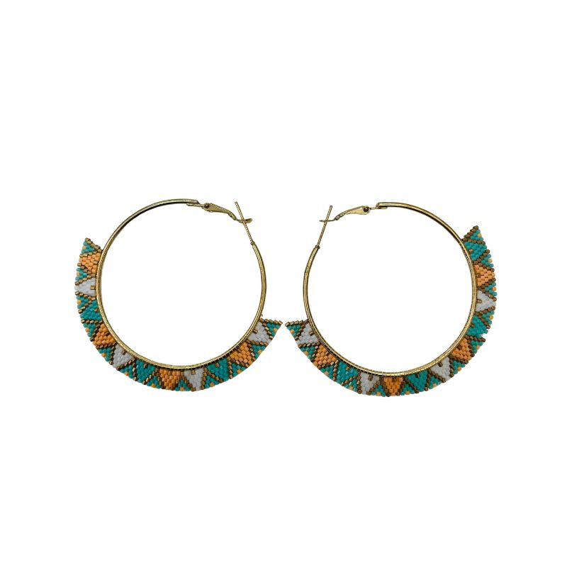 Boucles d'oreilles aux couleurs de l'arc-en-ciel : Aloha and Ohana : Wholesale