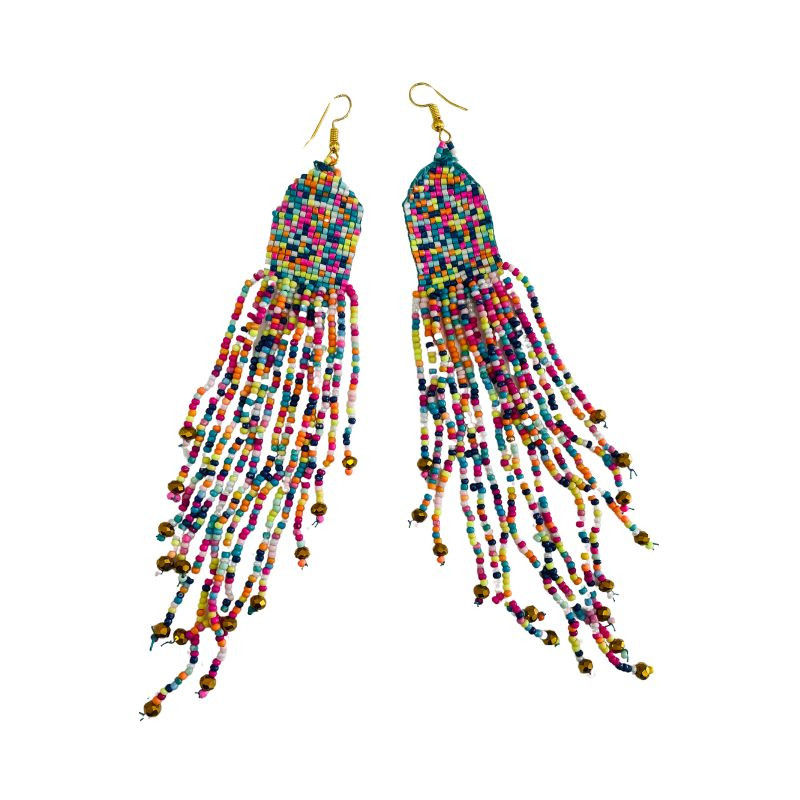 Pendiente Corazón de Abalorio| Aloha y Ohana | Venta al por mayor