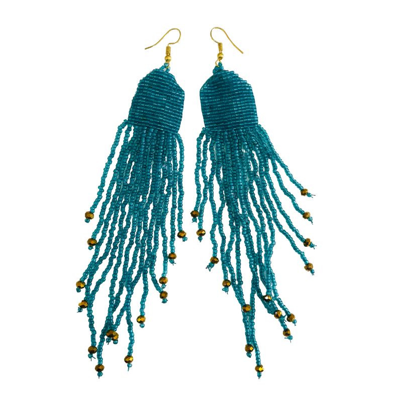 Pendiente Corazón de Abalorio| Aloha y Ohana | Venta al por mayor