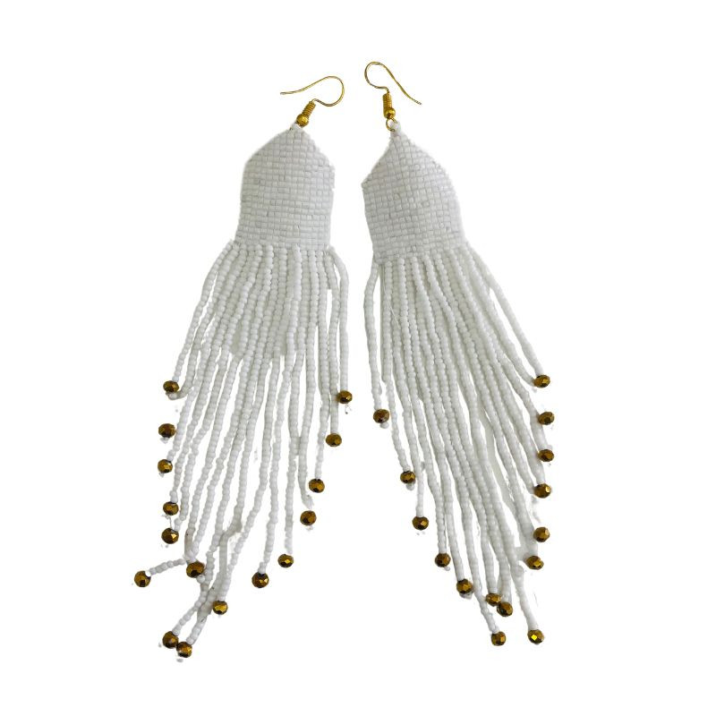 Pendiente Corazón de Abalorio| Aloha y Ohana | Venta al por mayor
