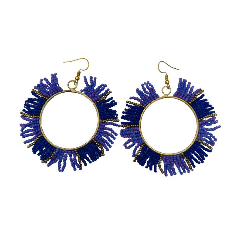 Pendiente Olas de Abalorio | Aloha y Ohana | Venta al por mayor