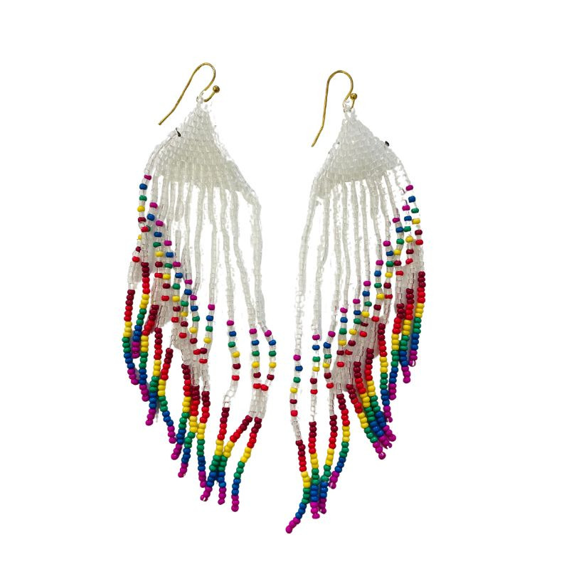 Pendiente Sonrisa de Abalorio | Aloha y Ohana | Venta al por mayor